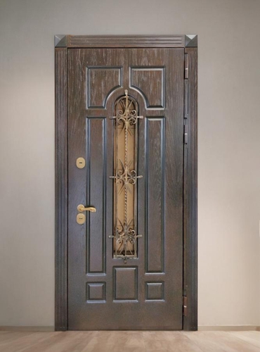 Дверь с терморазрывом и ковкой Дверь с терморазрывом и ковкой