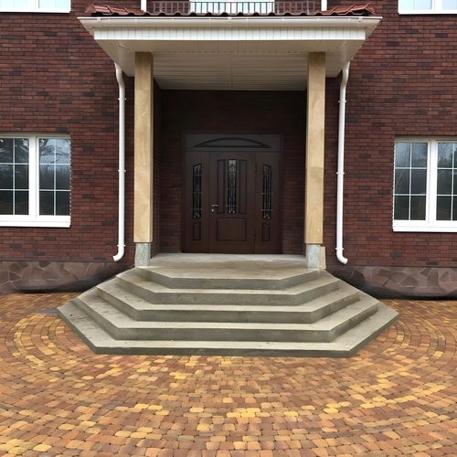 Входная группа в коттедже Входная группа в коттедже